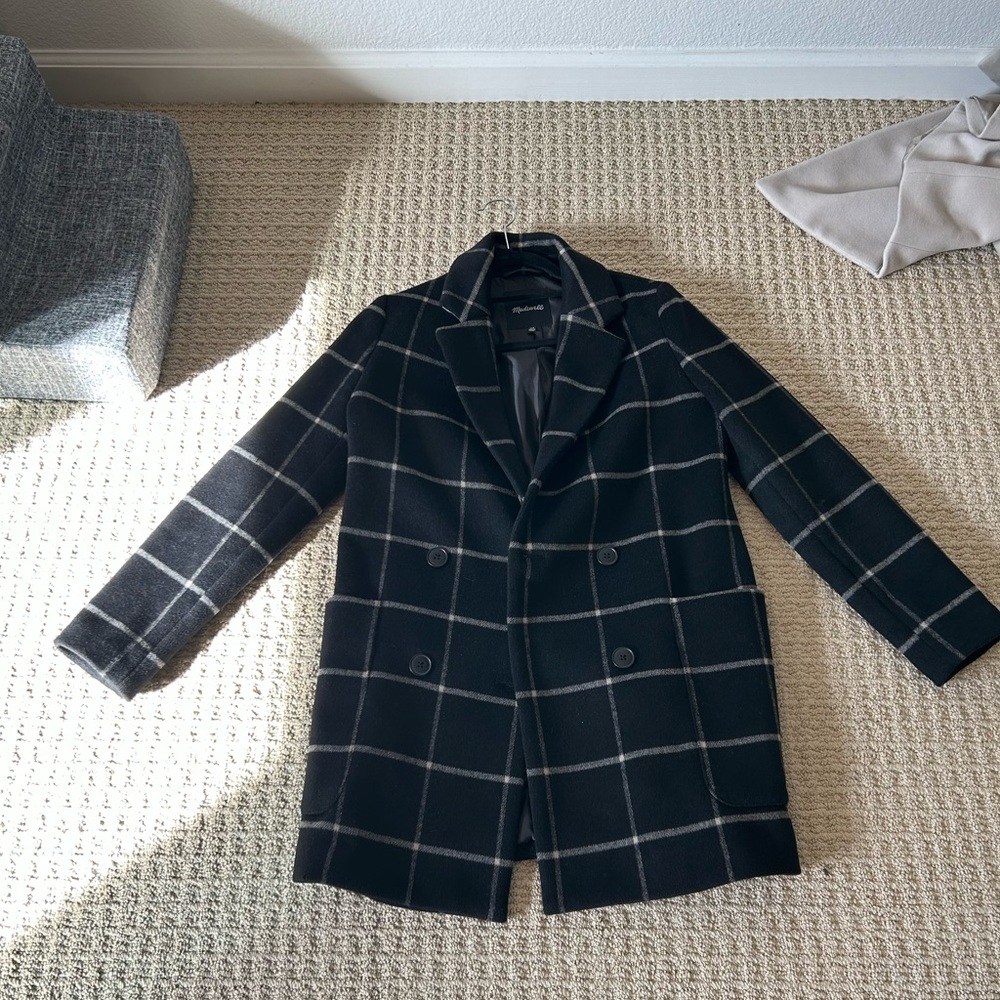 Madewell Plaid Wool Jacket